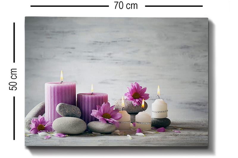 Dekorativ Canvastavla 50x70 cm - Flerfärgad - Inredning - Tavlor & konst - Canvastavlor