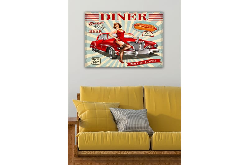 Dekorativ Canvastavla 50x70 cm - Flerfärgad - Inredning - Tavlor & konst - Canvastavlor