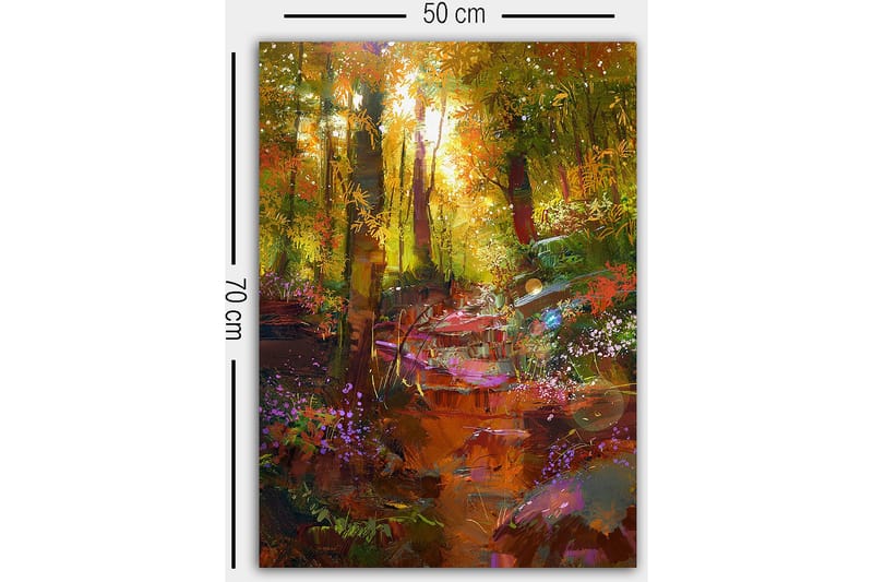 Dekorativ Canvastavla 50x70 cm - Flerfärgad - Inredning - Tavlor & konst - Canvastavlor