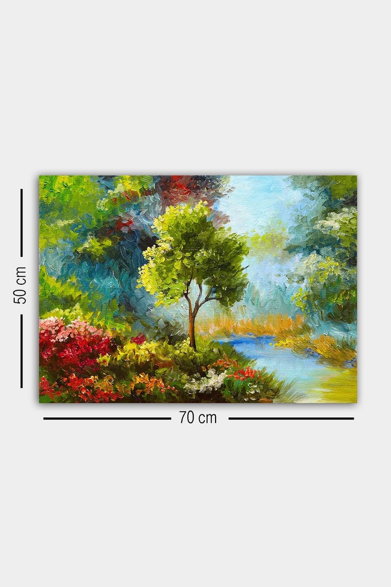 Dekorativ Canvastavla 50x70 cm - Flerfärgad - Inredning - Tavlor & konst - Canvastavlor