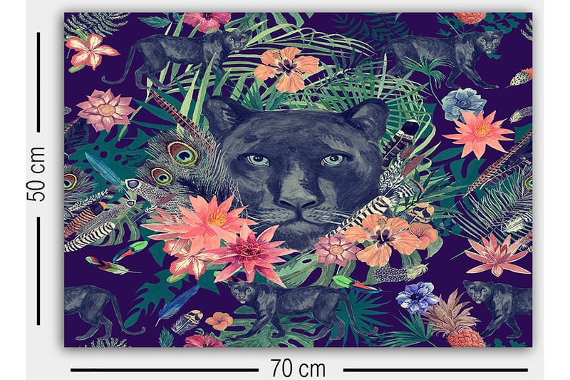 Dekorativ Canvastavla 50x70 cm - Flerfärgad - Inredning - Tavlor & konst - Canvastavlor