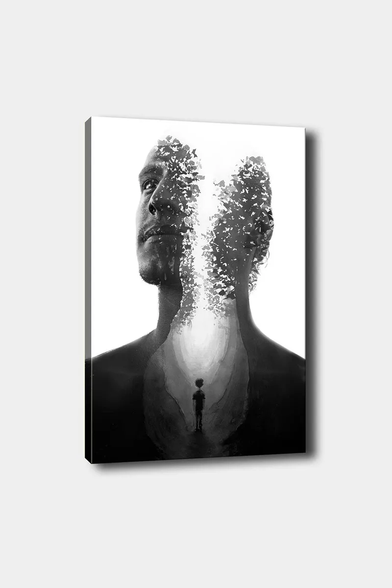 Dekorativ Canvastavla 50x70 cm - Flerfärgad - Inredning - Tavlor & konst - Canvastavlor