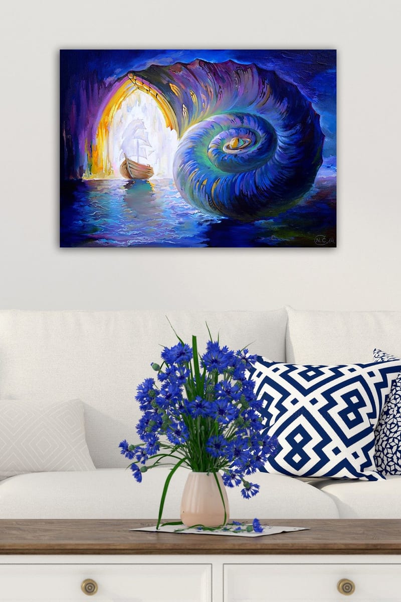 Dekorativ Canvastavla 50x70 cm - Flerfärgad - Inredning - Tavlor & konst - Canvastavlor