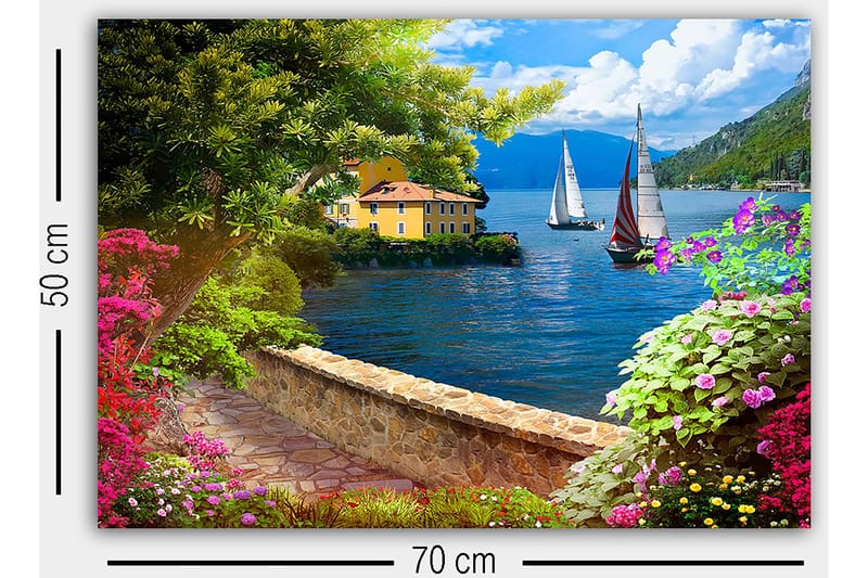 Dekorativ Canvastavla 50x70 cm - Flerfärgad - Inredning - Tavlor & konst - Canvastavlor