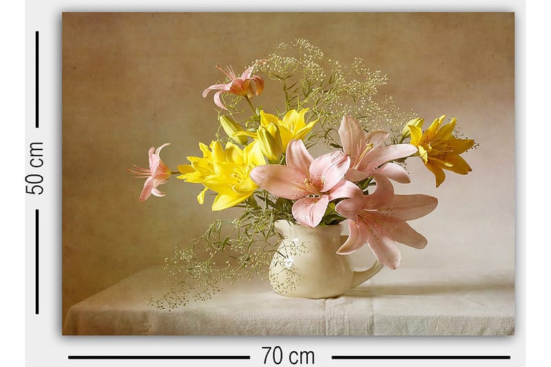 Dekorativ Canvastavla 50x70 cm - Flerfärgad - Inredning - Tavlor & konst - Canvastavlor