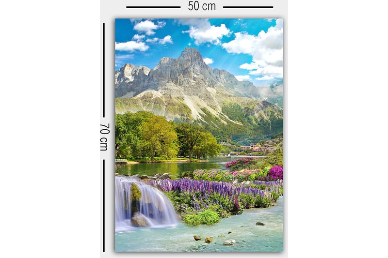 Dekorativ Canvastavla 50x70 cm - Flerfärgad - Inredning - Tavlor & konst - Canvastavlor