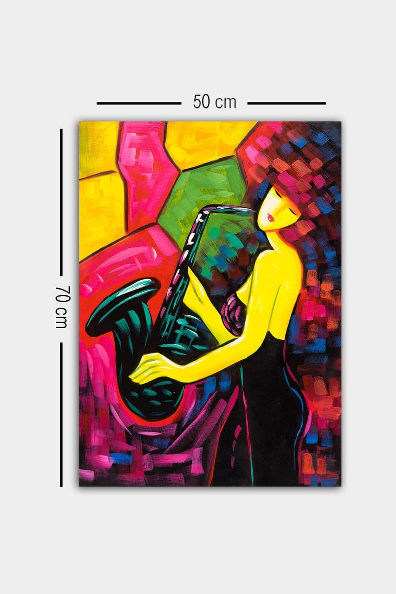 Dekorativ Canvastavla 50x70 cm - Flerfärgad - Inredning - Tavlor & konst - Canvastavlor