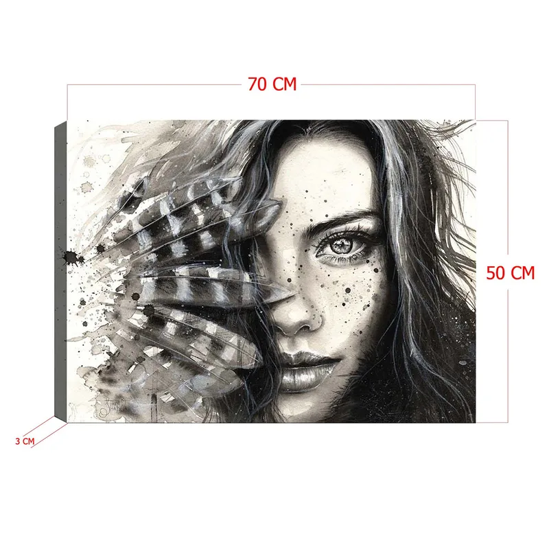 Dekorativ Canvastavla 50x70 cm - Flerfärgad - Inredning - Tavlor & konst - Canvastavlor