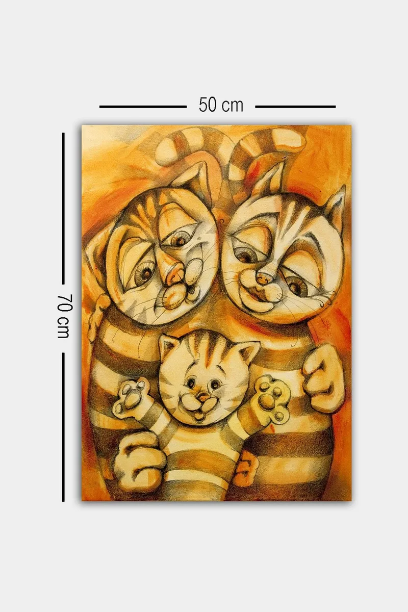 Dekorativ Canvastavla 50x70 cm - Flerfärgad - Inredning - Tavlor & konst - Canvastavlor