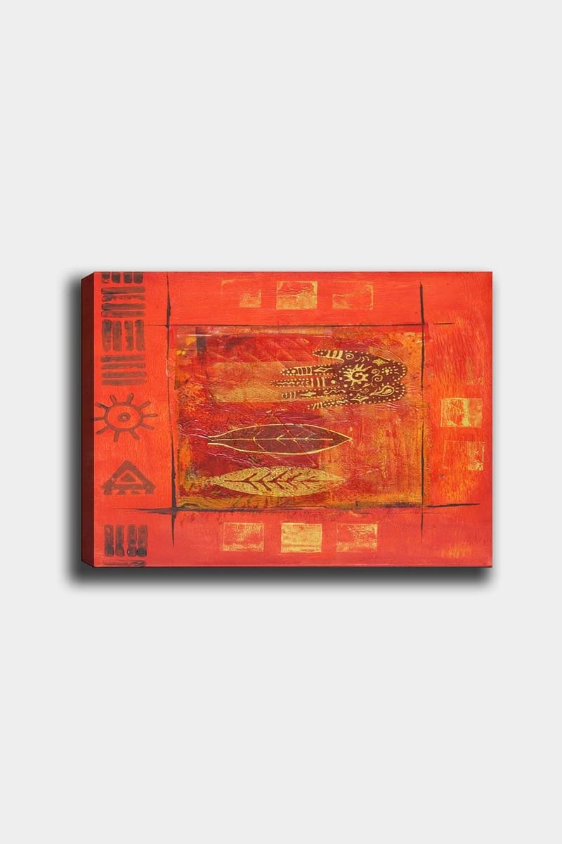 Dekorativ Canvastavla 50x70 cm - Flerfärgad - Inredning - Tavlor & konst - Canvastavlor