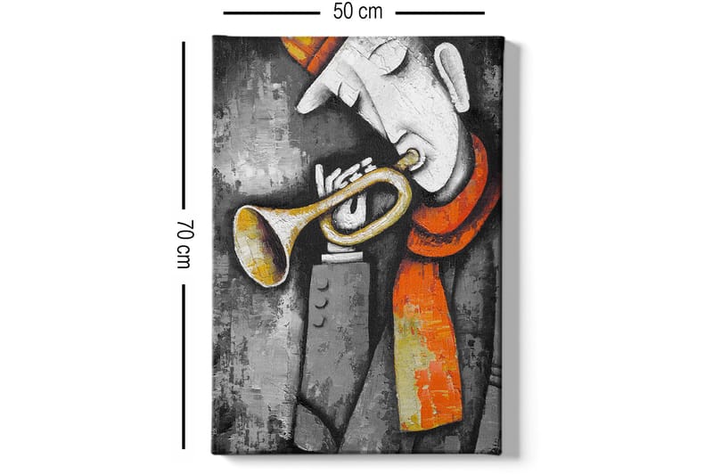 Dekorativ Canvastavla 50x70 cm - Flerfärgad - Inredning - Tavlor & konst - Canvastavlor