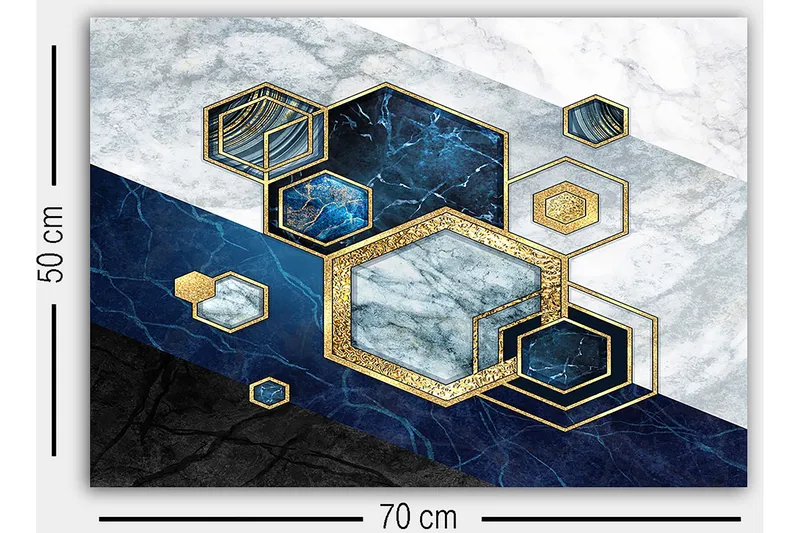 Dekorativ Canvastavla 50x70 cm - Flerfärgad - Inredning - Tavlor & konst - Canvastavlor