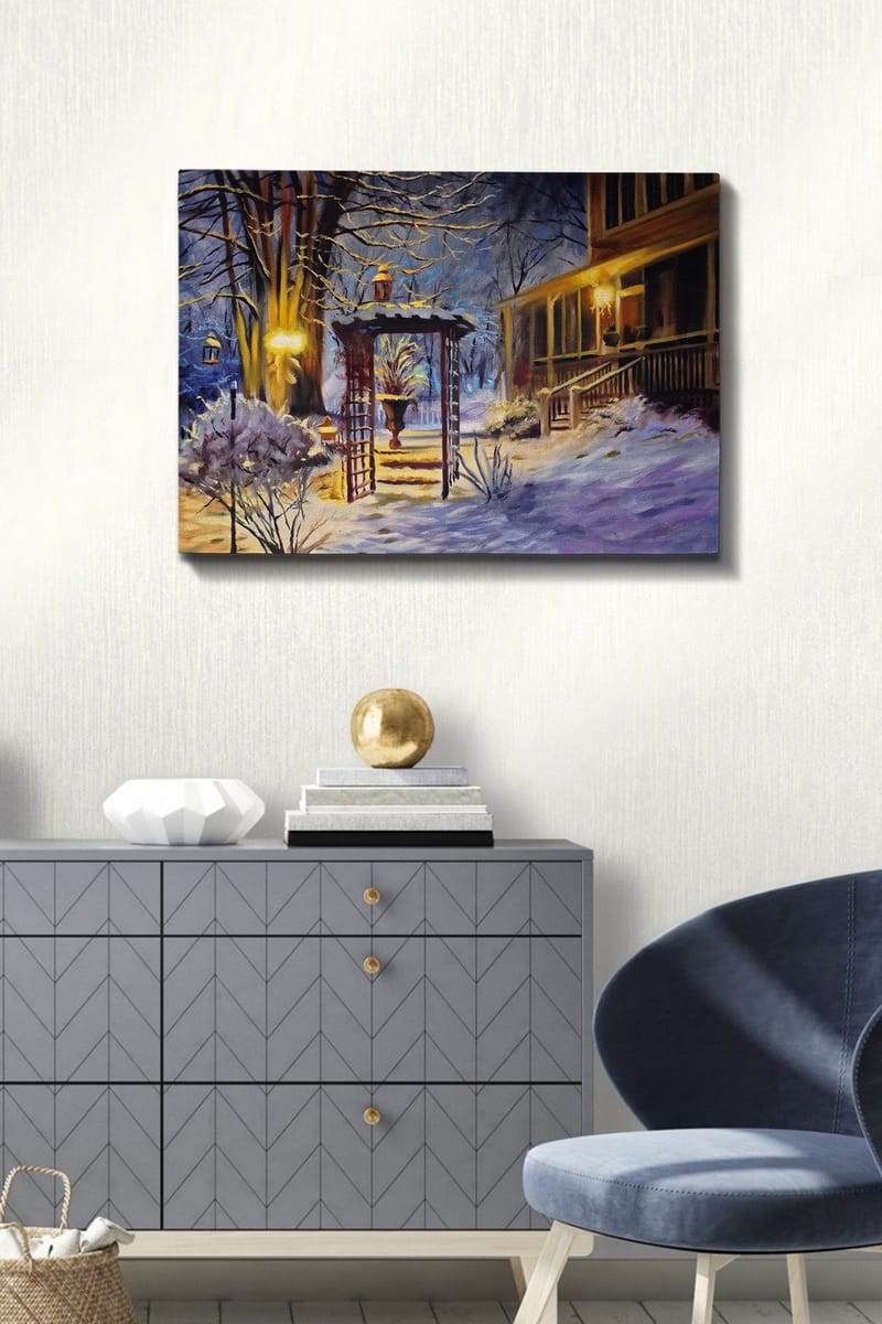 Dekorativ Canvastavla 50x70 cm - Flerfärgad - Inredning - Tavlor & konst - Canvastavlor