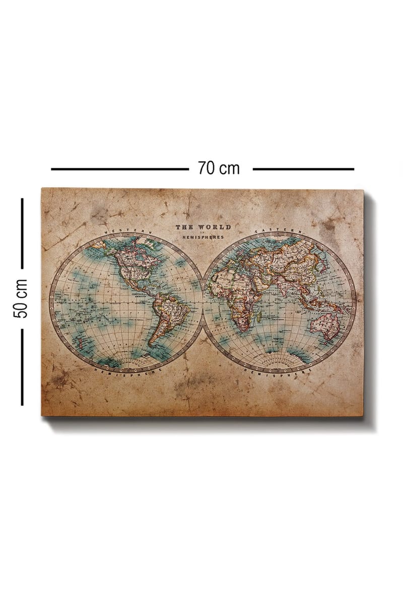 Dekorativ Canvastavla 50x70 cm - Flerfärgad - Inredning - Tavlor & konst - Canvastavlor