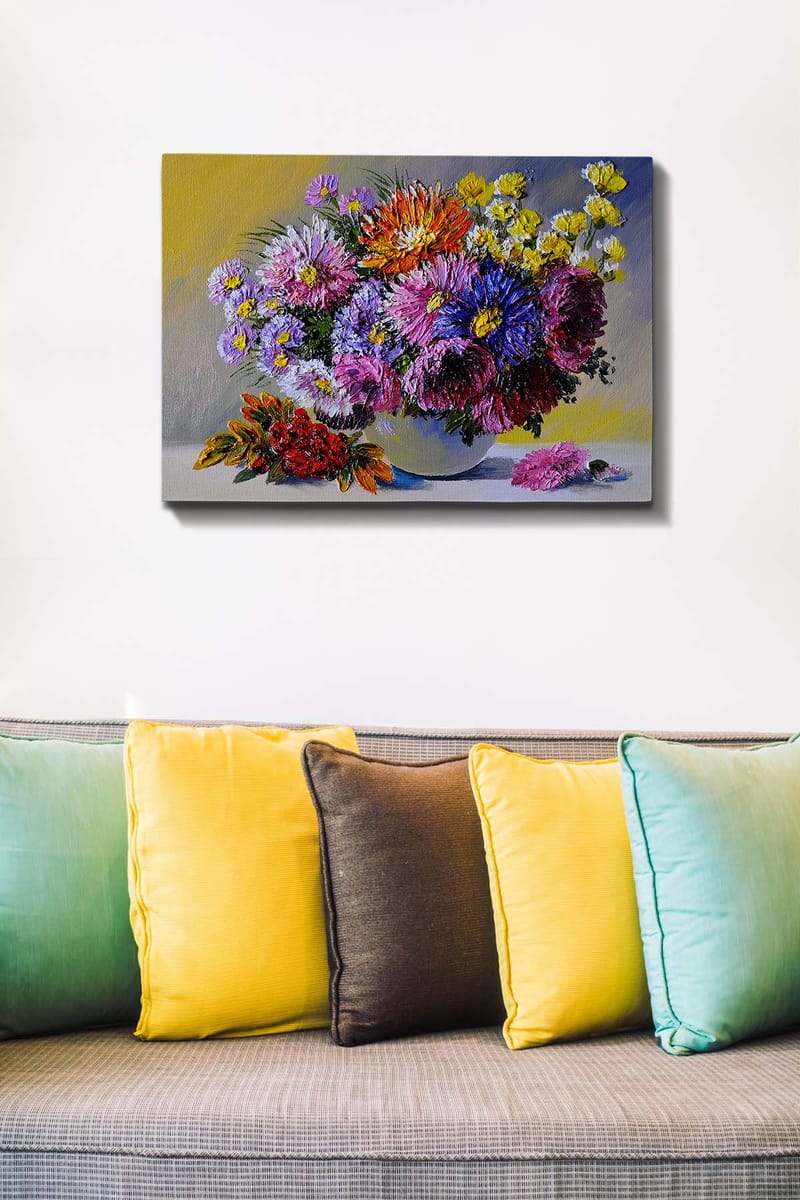 Dekorativ Canvastavla 50x70 cm - Flerfärgad - Inredning - Tavlor & konst - Canvastavlor