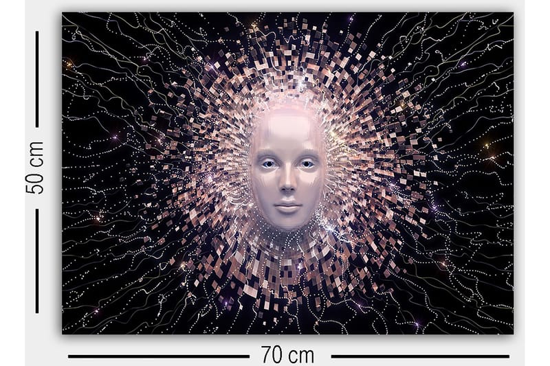 Dekorativ Canvastavla 50x70 cm - Flerfärgad - Inredning - Tavlor & konst - Canvastavlor