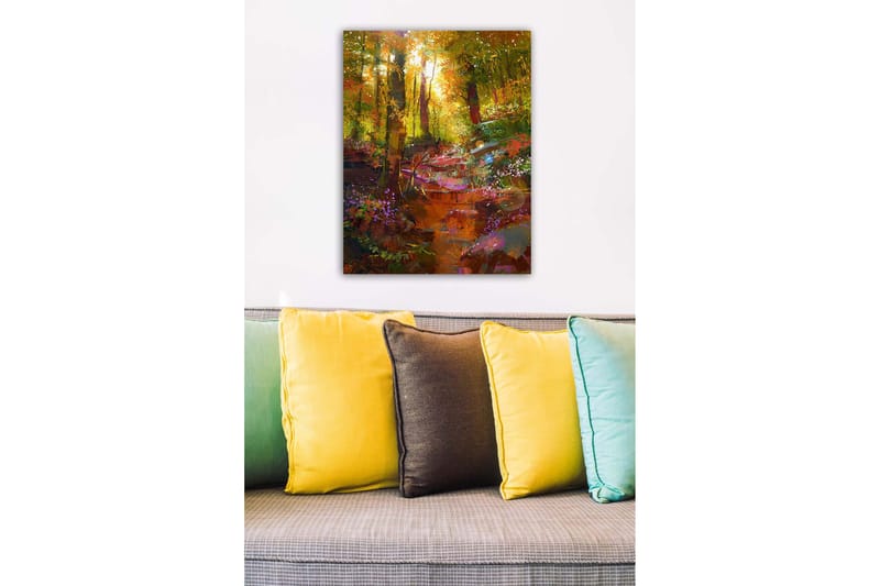 Dekorativ Canvastavla 50x70 cm, Flerfärgad