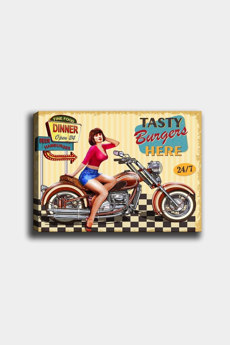 Dekorativ Canvastavla 50x70 cm, Flerfärgad