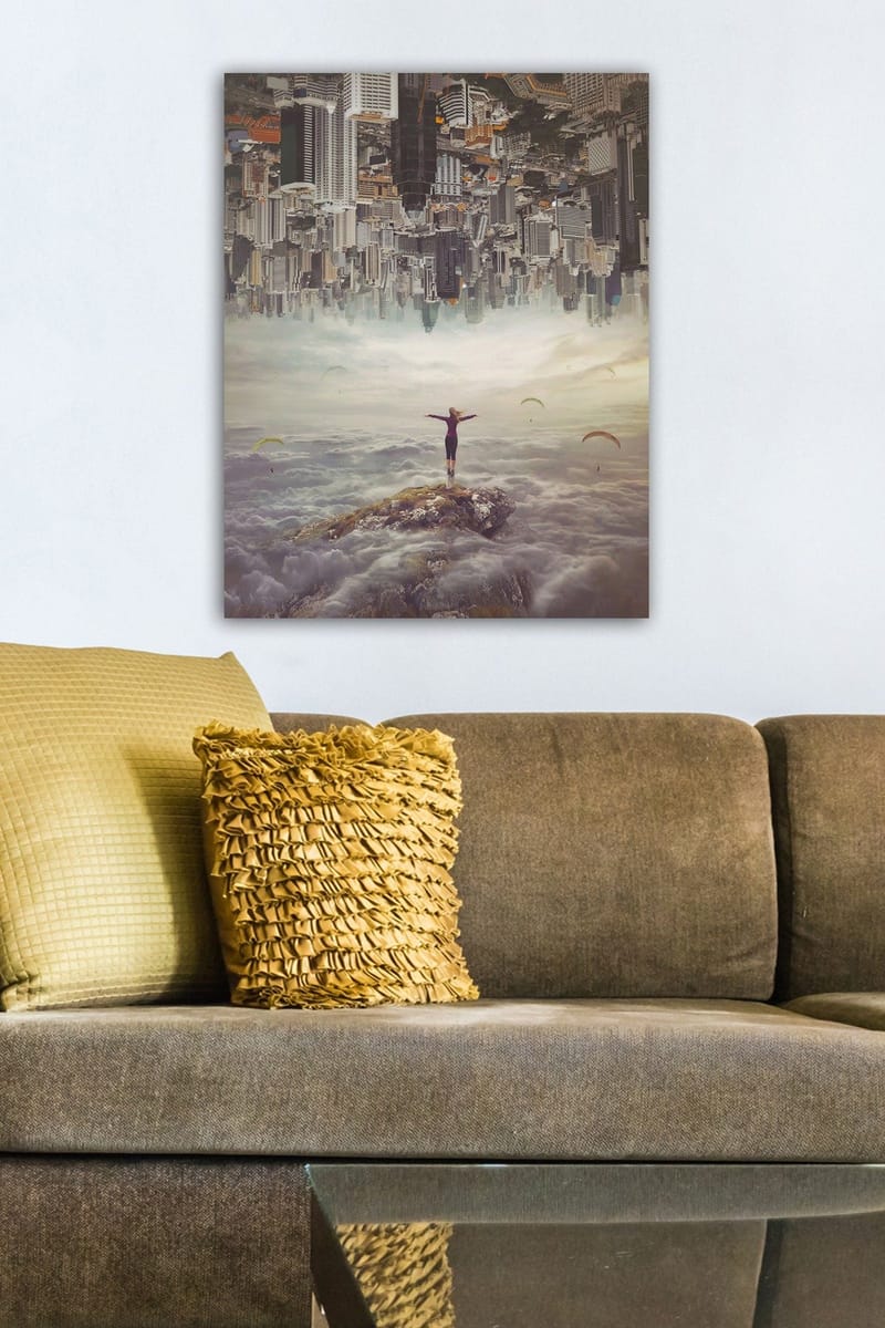 Dekorativ Canvastavla 50x70 cm - Flerfärgad - Inredning - Tavlor & konst - Canvastavlor