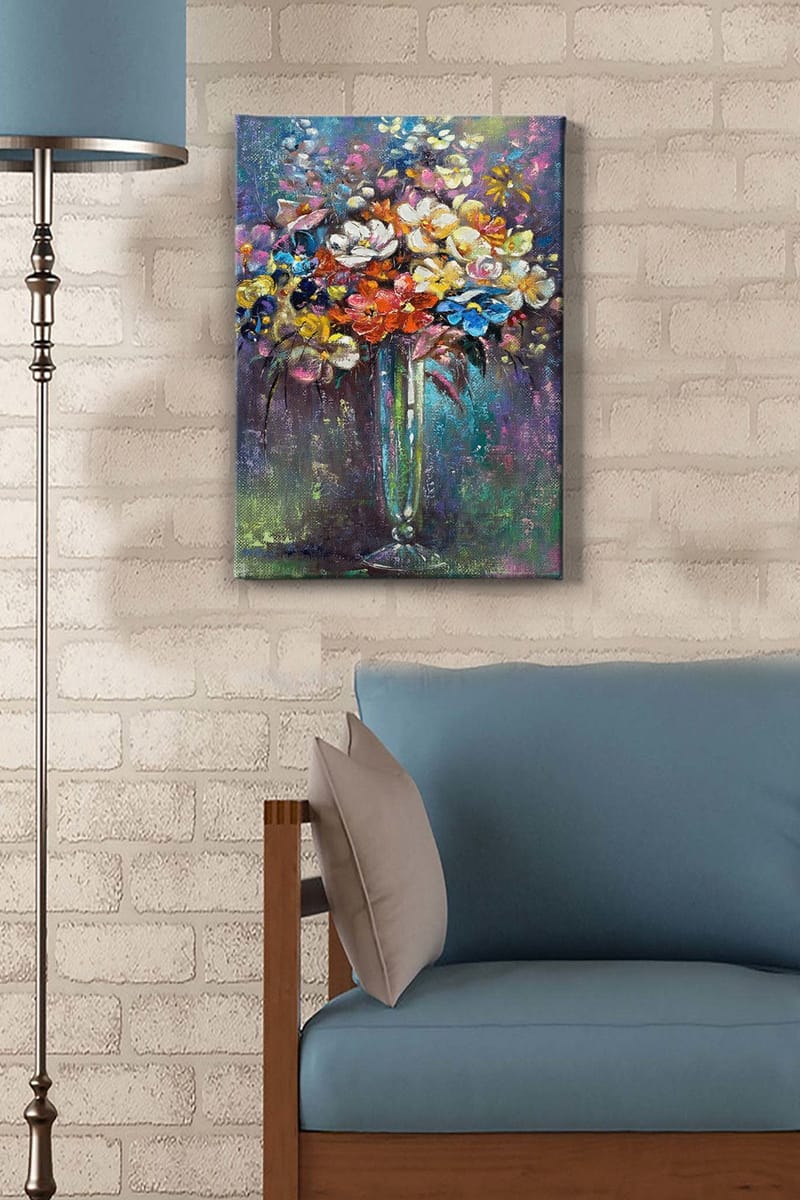 Dekorativ Canvastavla 50x70 cm - Flerfärgad - Inredning - Tavlor & konst - Canvastavlor