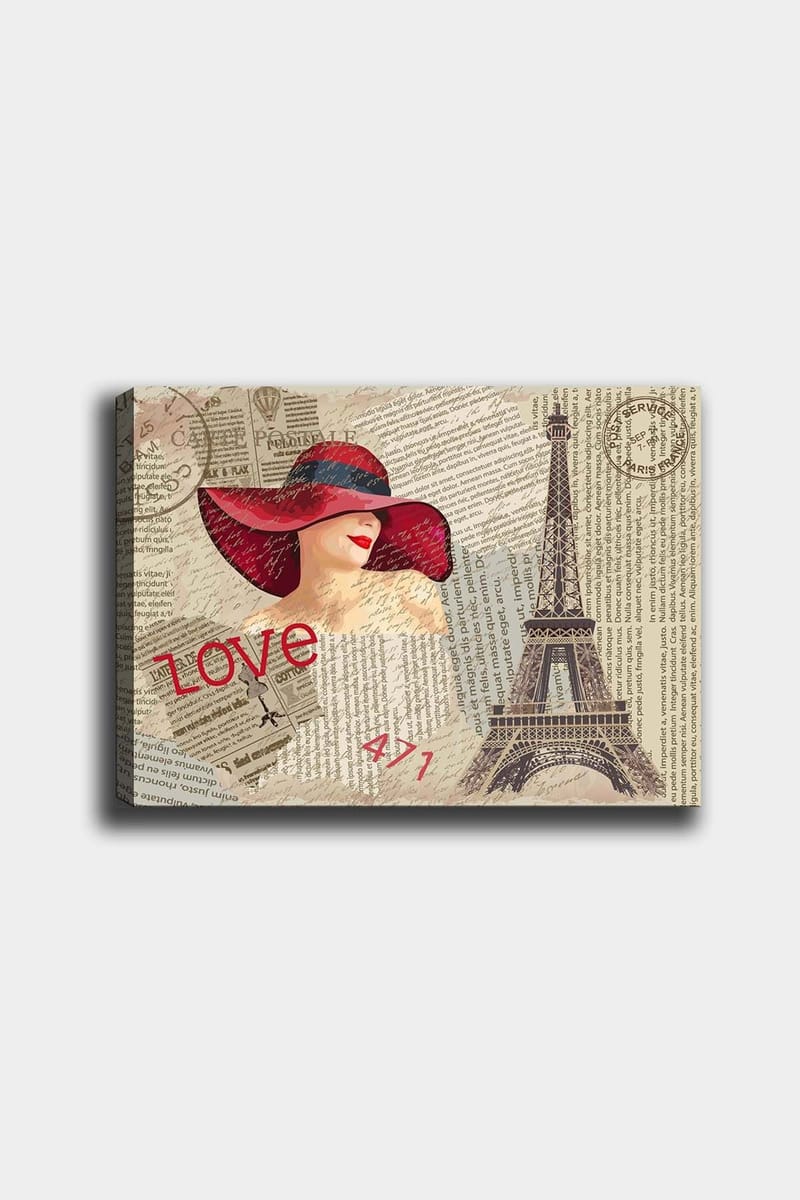 Dekorativ Canvastavla 50x70 cm, Flerfärgad