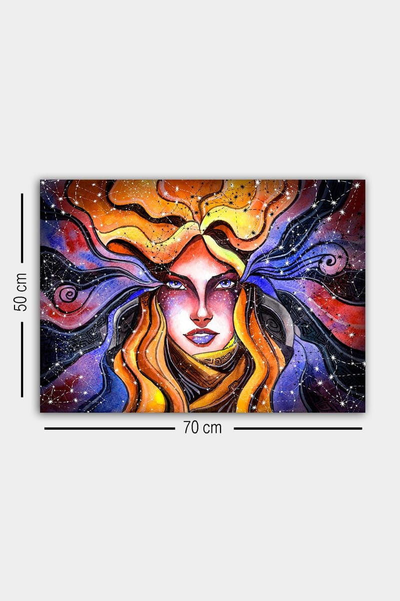 Dekorativ Canvastavla 50x70 cm - Flerfärgad - Inredning - Tavlor & konst - Canvastavlor