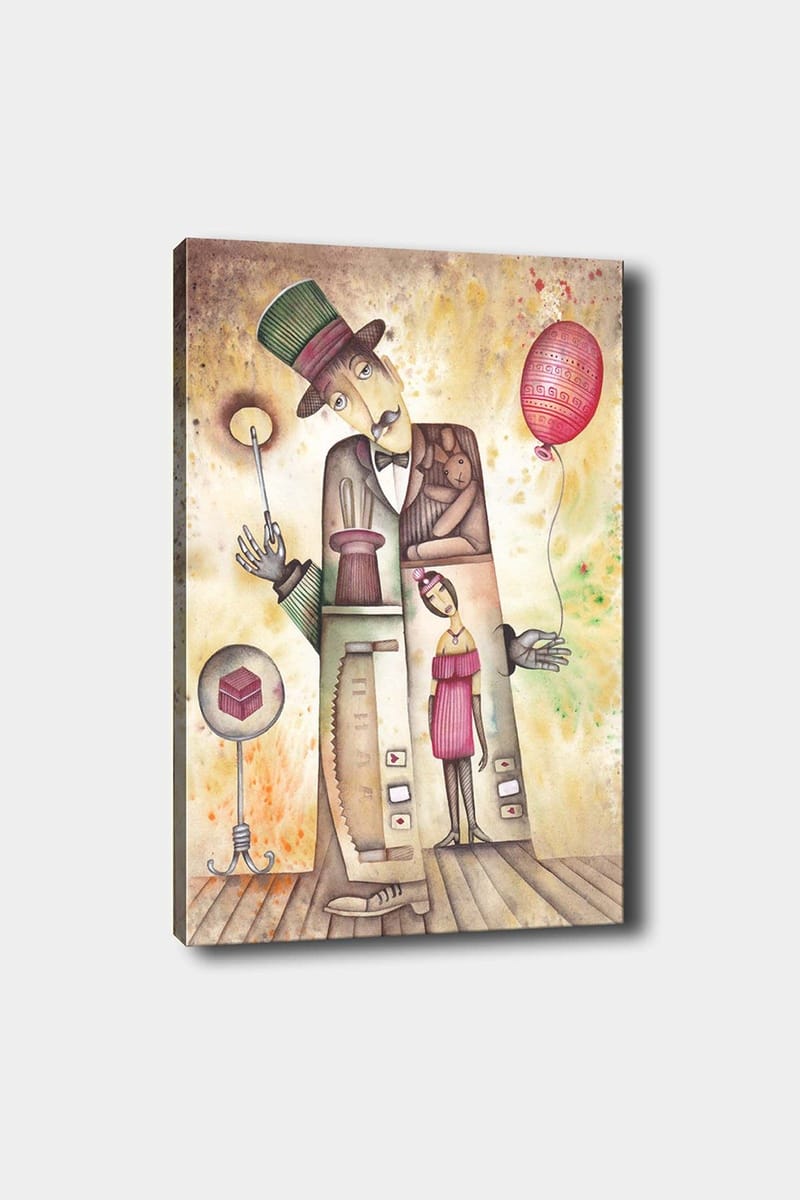 Dekorativ Canvastavla 50x70 cm, Flerfärgad