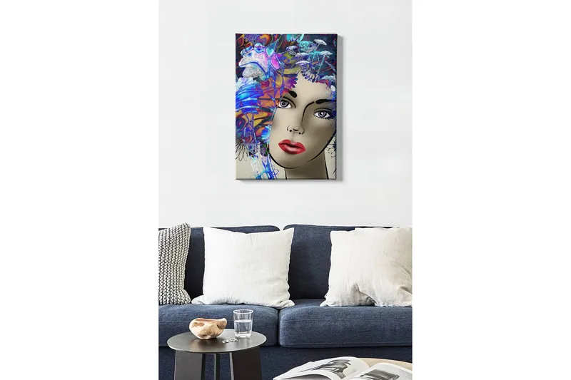 Dekorativ Canvastavla 50x70 cm - Flerfärgad - Inredning - Tavlor & konst - Canvastavlor