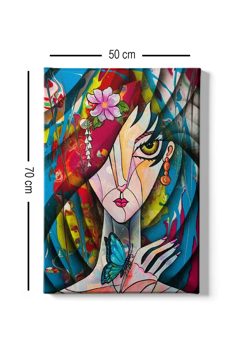 Dekorativ Canvastavla 50x70 cm - Flerfärgad - Inredning - Tavlor & konst - Canvastavlor