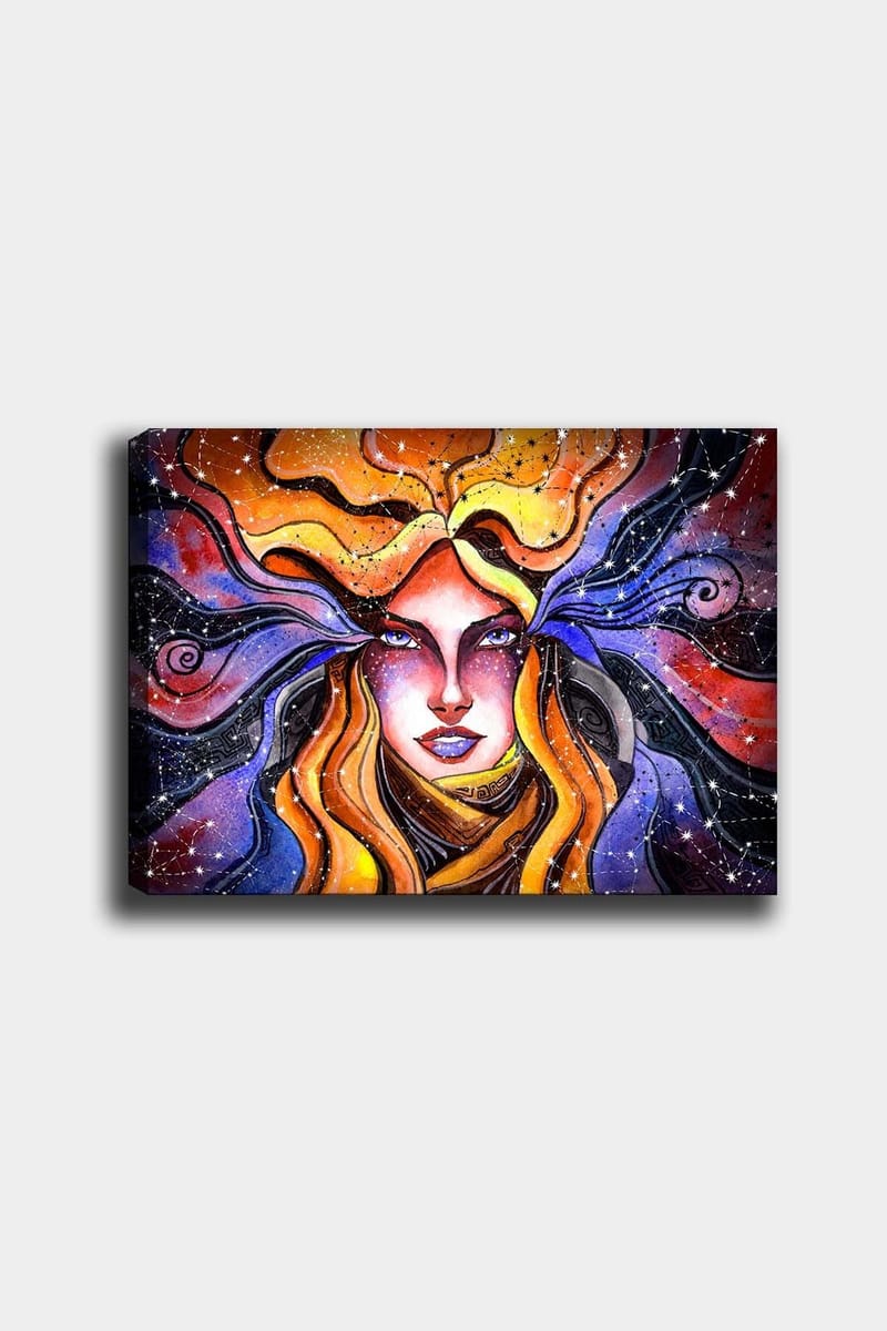 Dekorativ Canvastavla 50x70 cm, Flerfärgad