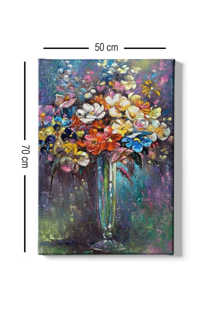 Dekorativ Canvastavla 50x70 cm - Flerfärgad - Inredning - Tavlor & konst - Canvastavlor