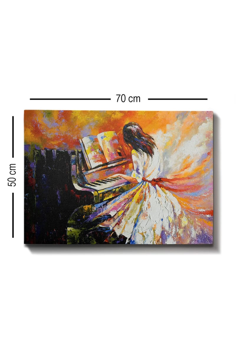 Dekorativ Canvastavla 50x70 cm - Flerfärgad - Inredning - Tavlor & konst - Canvastavlor