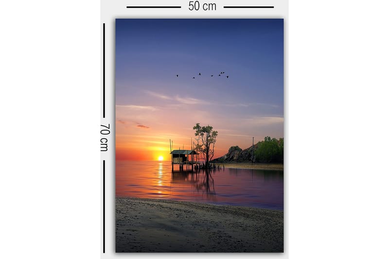 Dekorativ Canvastavla 50x70 cm - Flerfärgad - Inredning - Tavlor & konst - Canvastavlor