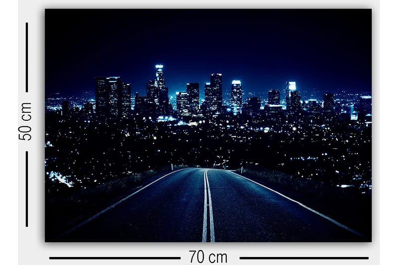 Dekorativ Canvastavla 50x70 cm - Flerfärgad - Inredning - Tavlor & konst - Canvastavlor