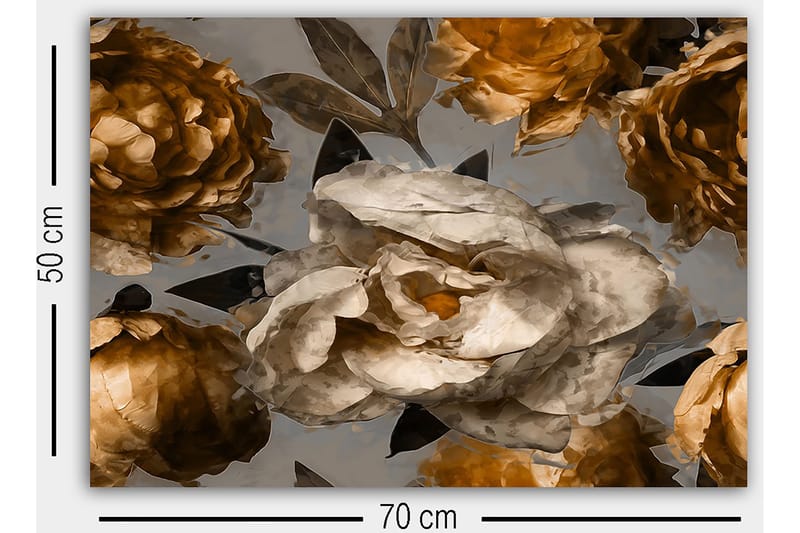 Dekorativ Canvastavla 50x70 cm - Flerfärgad - Inredning - Tavlor & konst - Canvastavlor