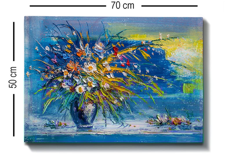 Dekorativ Canvastavla 50x70 cm - Flerfärgad - Inredning - Tavlor & konst - Canvastavlor