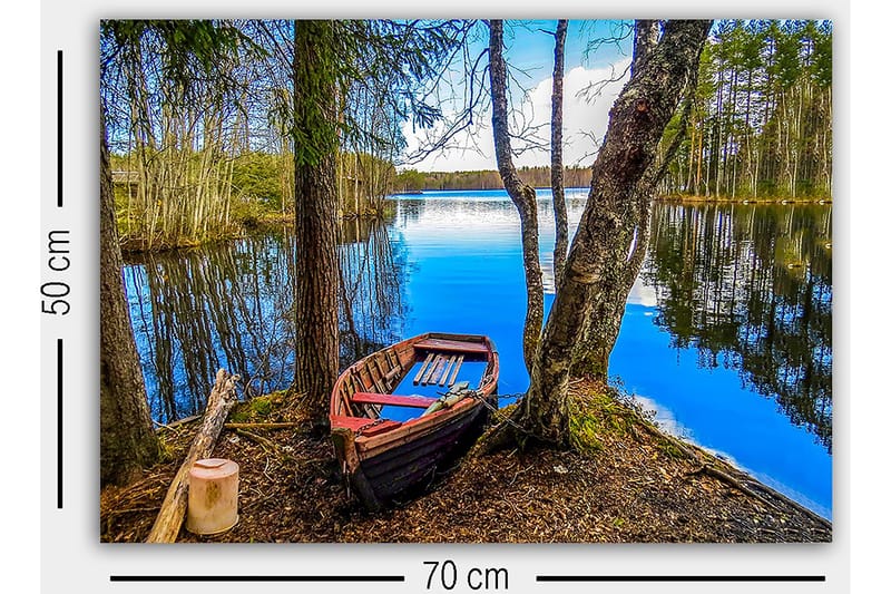 Dekorativ Canvastavla 50x70 cm - Flerfärgad - Inredning - Tavlor & konst - Canvastavlor