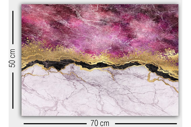 Dekorativ Canvastavla 50x70 cm - Flerfärgad - Inredning - Tavlor & konst - Canvastavlor