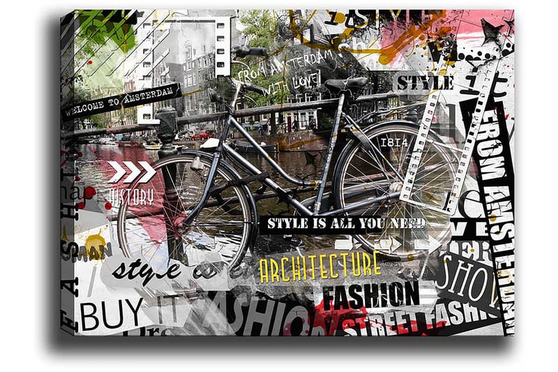 Dekorativ Canvastavla 50x70 cm - Flerfärgad - Inredning - Tavlor & konst - Canvastavlor