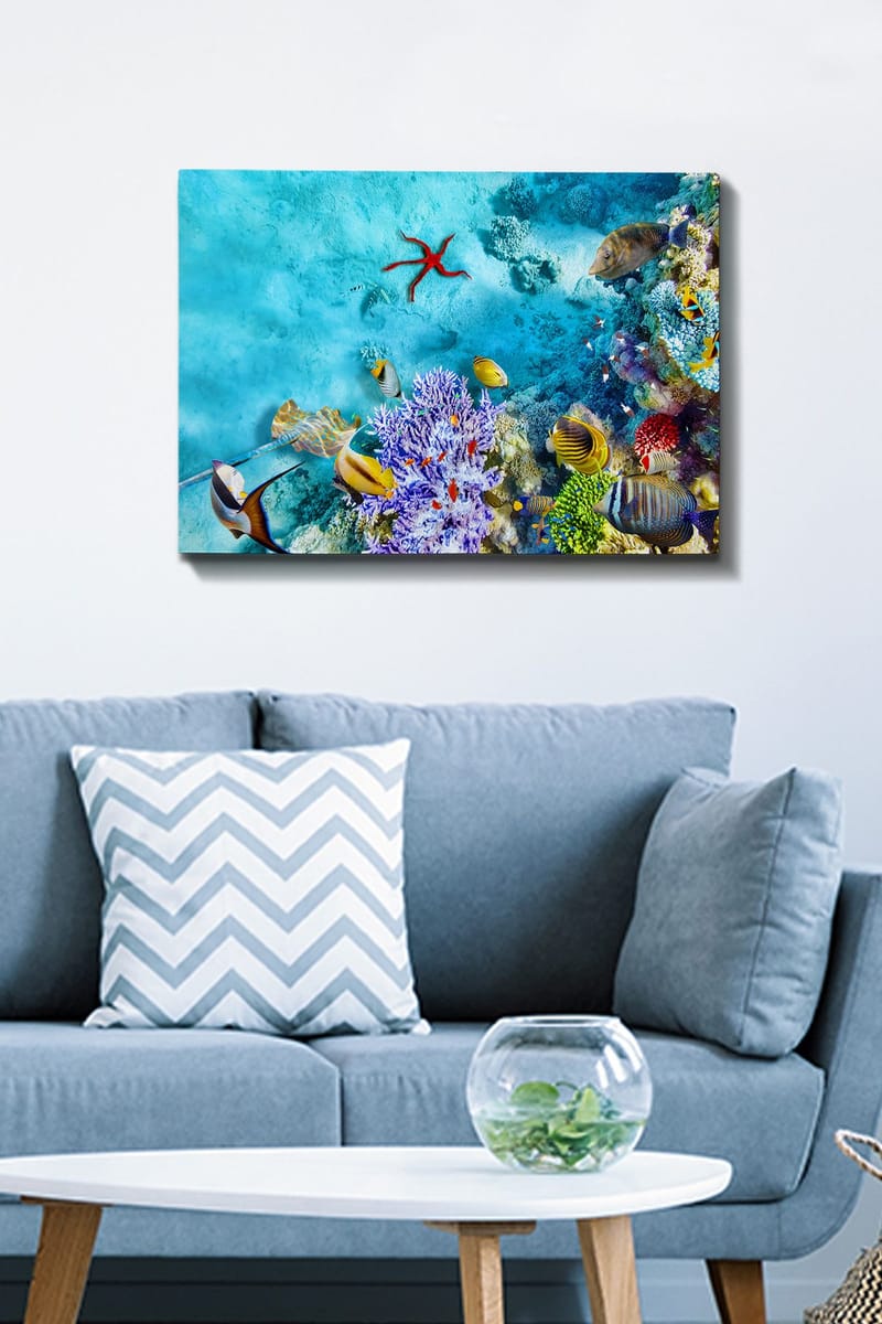 Dekorativ Canvastavla 50x70 cm - Flerfärgad - Inredning - Tavlor & konst - Canvastavlor