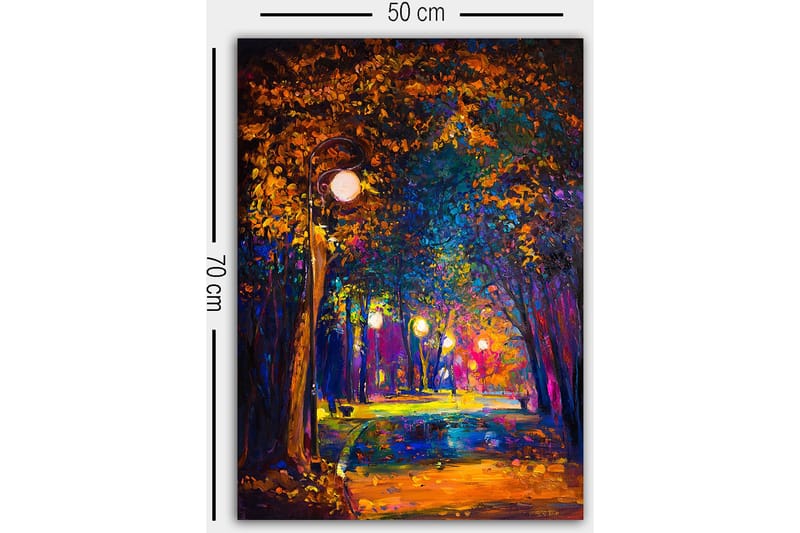 Dekorativ Canvastavla 50x70 cm - Flerfärgad - Inredning - Tavlor & konst - Canvastavlor