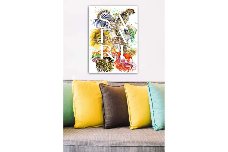 Dekorativ Canvastavla 50x70 cm - Flerfärgad - Inredning - Tavlor & konst - Canvastavlor