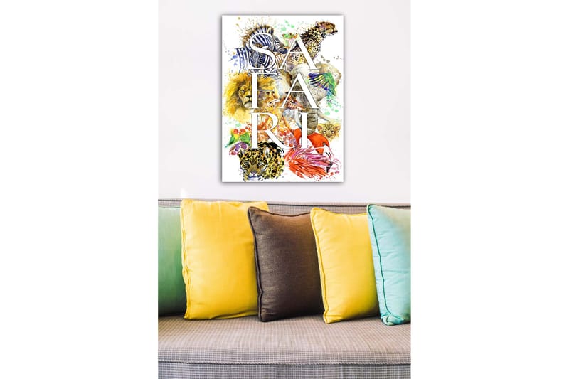 Dekorativ Canvastavla 50x70 cm - Flerfärgad - Inredning - Tavlor & konst - Canvastavlor