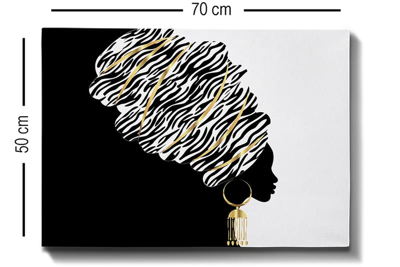 Dekorativ Canvastavla 50x70 cm - Flerfärgad - Inredning - Tavlor & konst - Canvastavlor