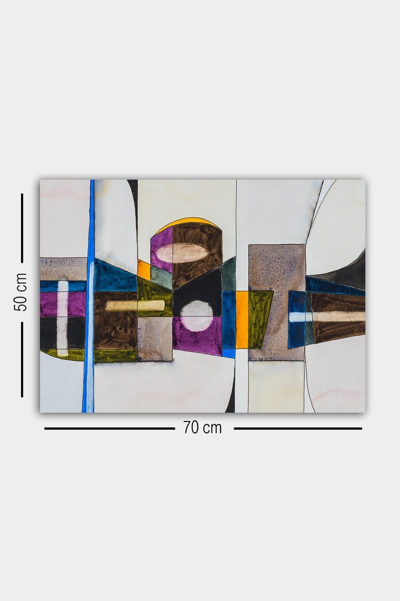 Dekorativ Canvastavla 50x70 cm - Flerfärgad - Inredning - Tavlor & konst - Canvastavlor