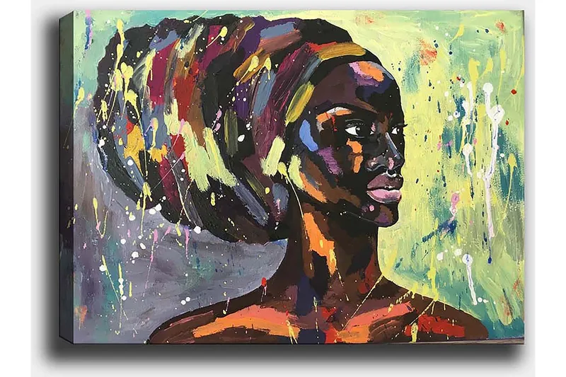 Dekorativ Canvastavla 50x70 cm - Flerfärgad - Inredning - Tavlor & konst - Canvastavlor