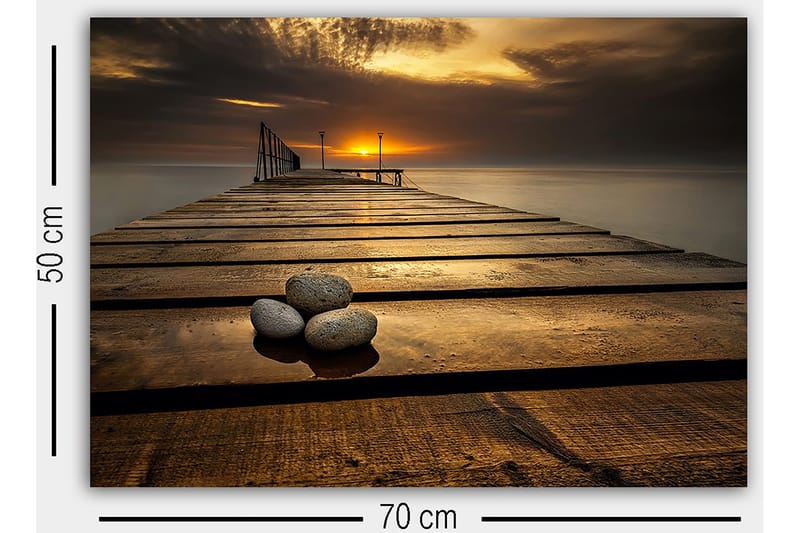 Dekorativ Canvastavla 50x70 cm - Flerfärgad - Inredning - Tavlor & konst - Canvastavlor