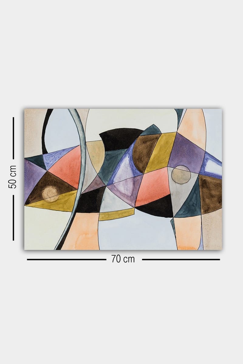 Dekorativ Canvastavla 50x70 cm - Flerfärgad - Inredning - Tavlor & konst - Canvastavlor