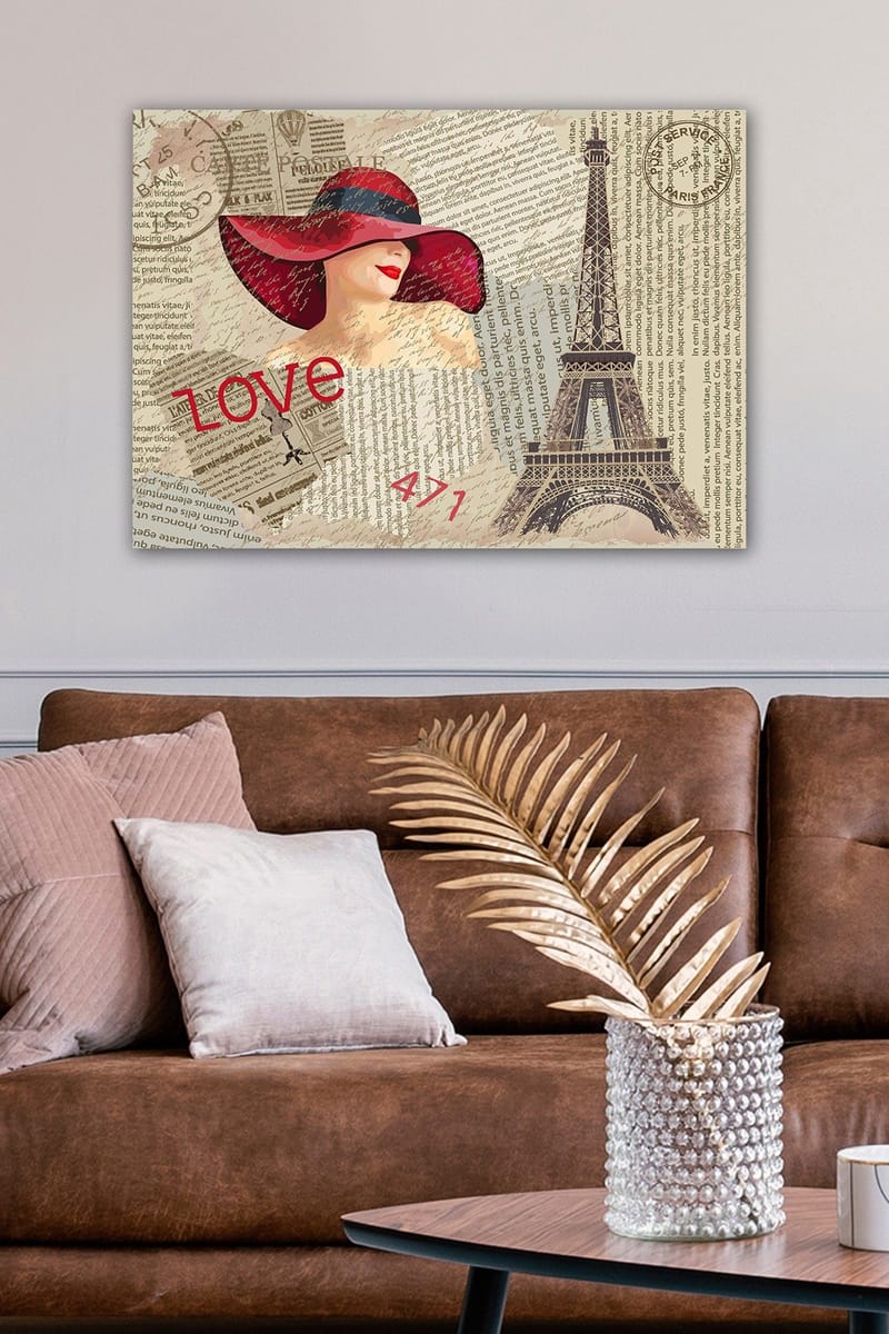 Dekorativ Canvastavla 50x70 cm - Flerfärgad - Inredning - Tavlor & konst - Canvastavlor