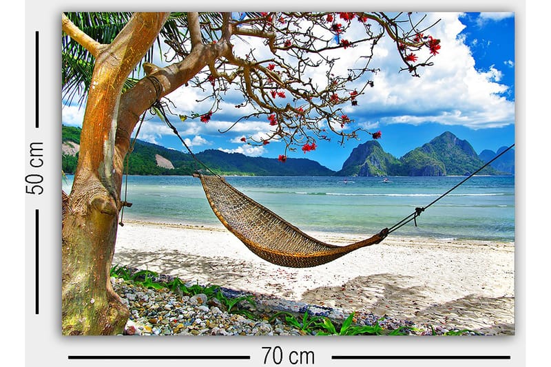 Dekorativ Canvastavla 50x70 cm - Flerfärgad - Inredning - Tavlor & konst - Canvastavlor